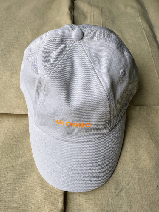 GIORNO Cap / Weiß - Neonorange