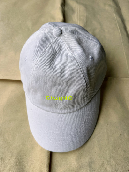 GIORNO Cap / Weiß - Neongelb
