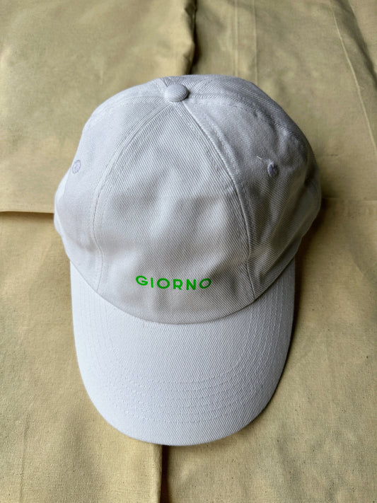 GIORNO Cap / Weiß - Neongrün